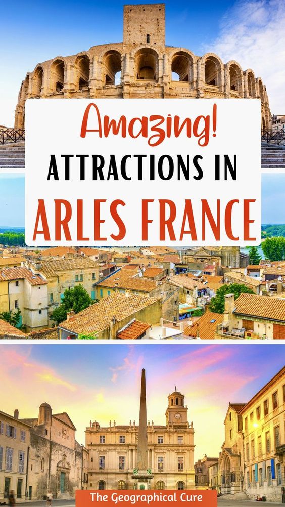 pin for top attractions in Arles France