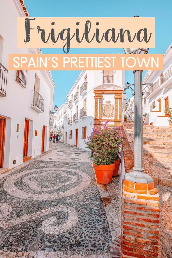 Pinterest pin to guide for Frigiliana