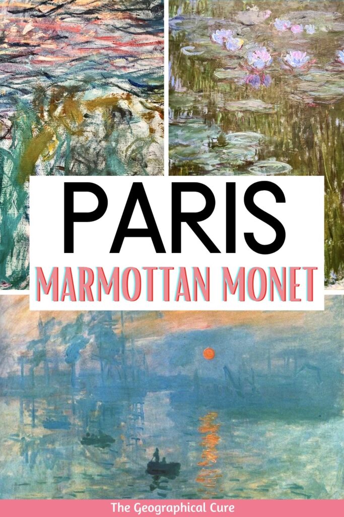 Pinterest pin for guide to the Musee Marmottan Monet