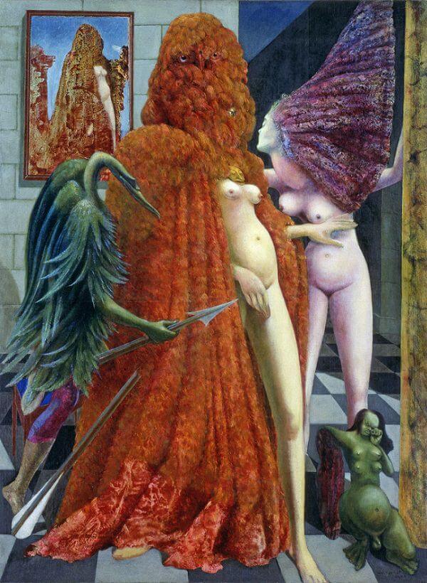 Max Ernst, Attirement of the Bride, 1940