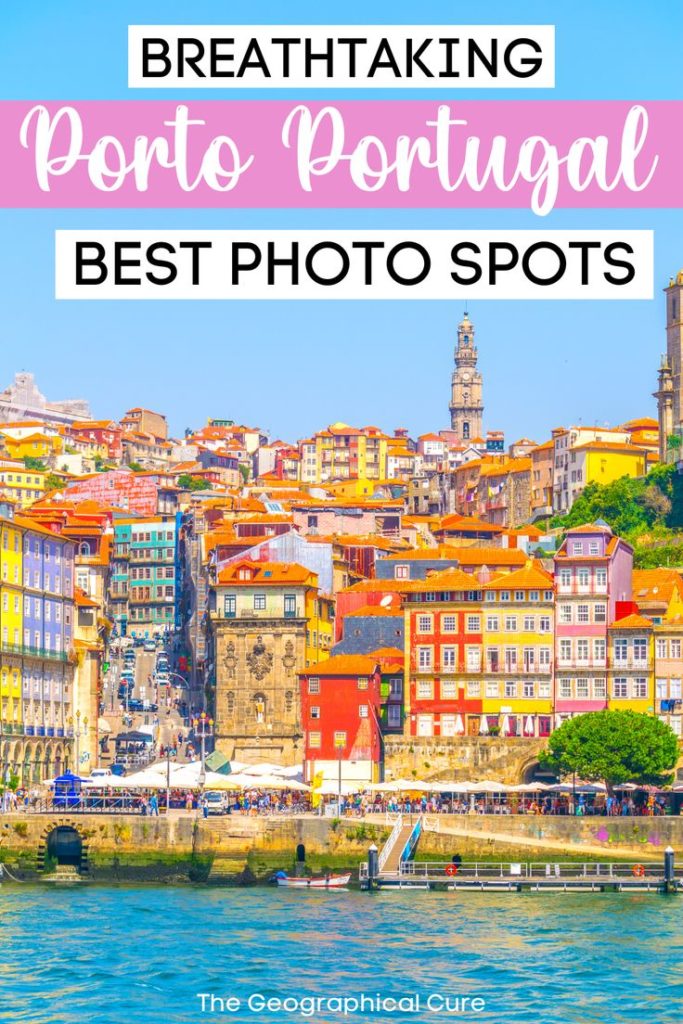 Pinterest pin for guide to photo spots in Porto