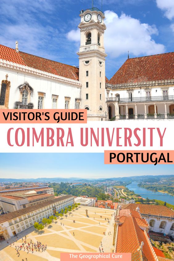 Pinterest pin for guide to Coimbra University