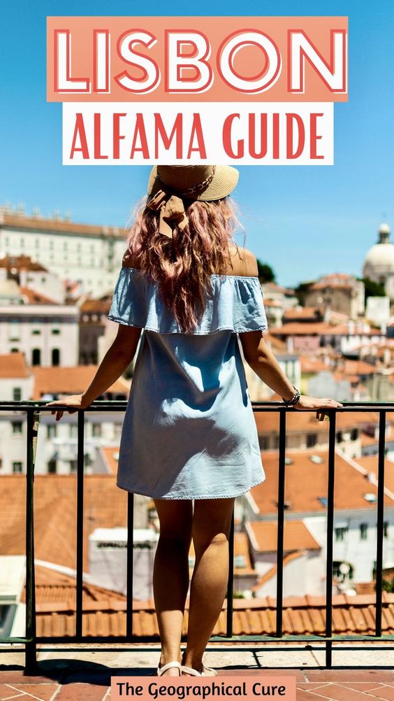Pinterest pin for top attractions in the Alfama