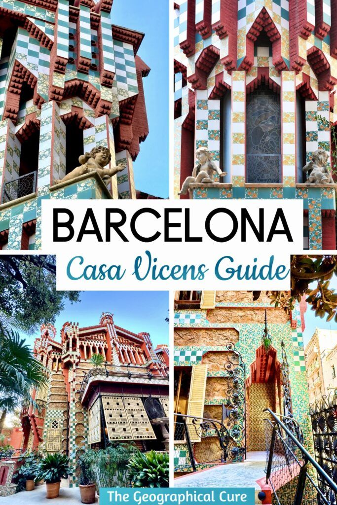 Pinterest pin for guide to Casa Vicens