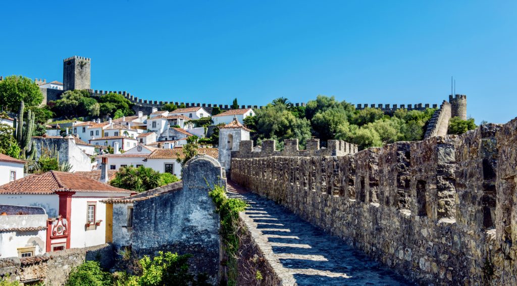 Obidos city walls