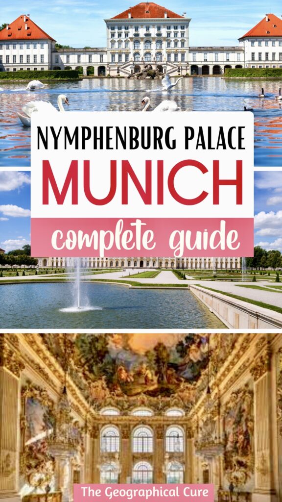 Pinterest pin for guide to Nymphenburg Palace
