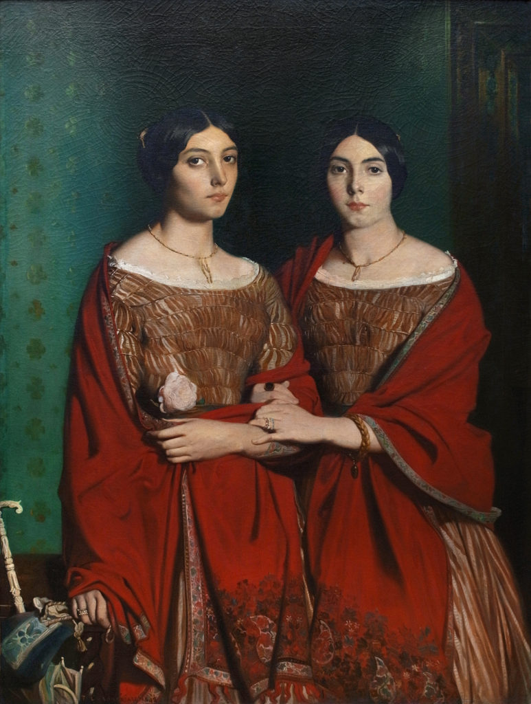 Theodore Chasseriau, The Two Sisters, 1840, a hidden gem in the Louvre