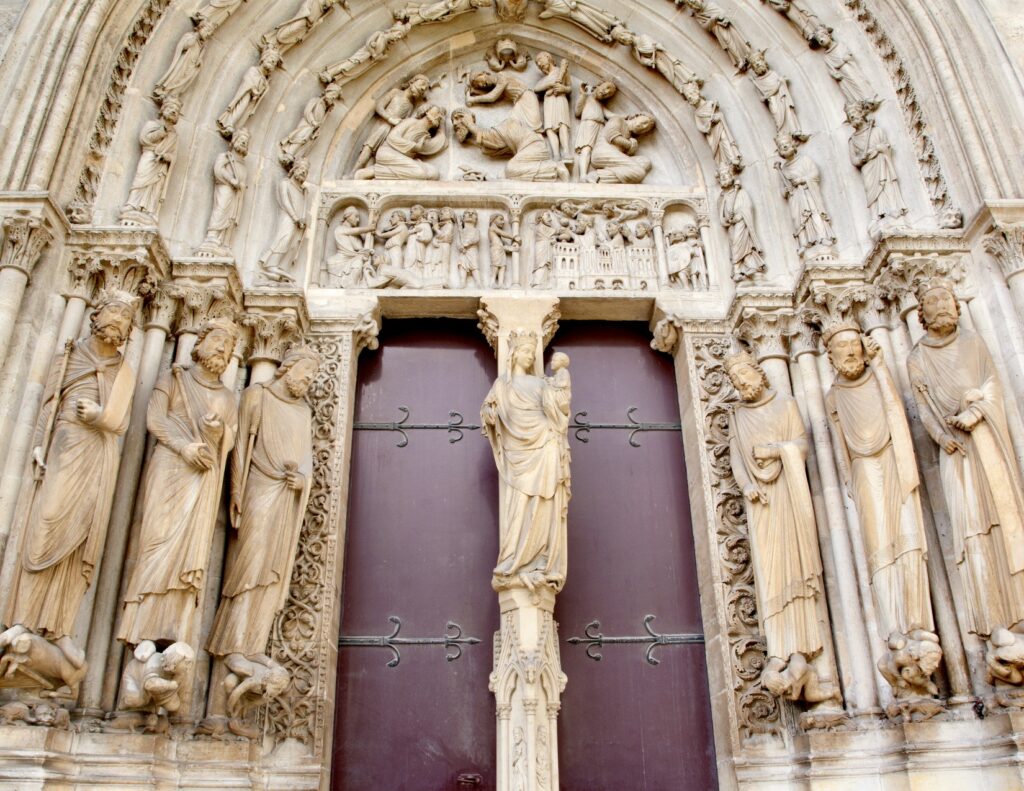 east portal of Saint-Denis