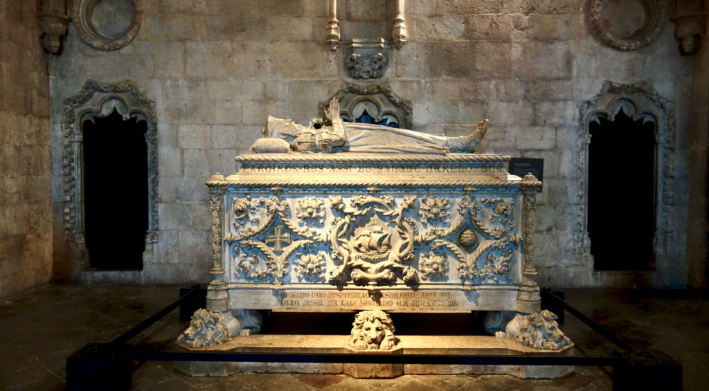 the tomb of Vasco da Gama 
