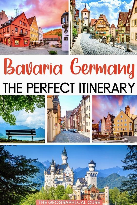 pin for 10 days in Bavaria itinerary