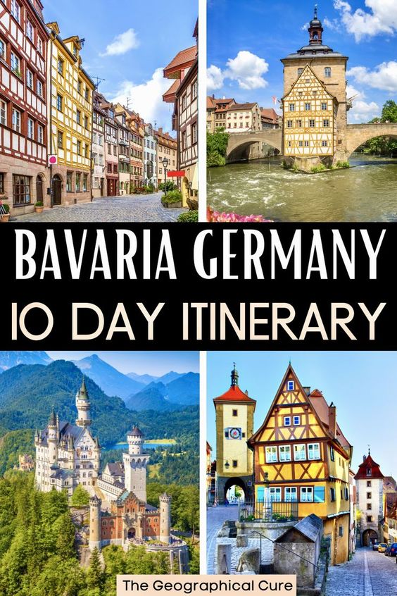 pin for 10 days in Bavaria itinerary