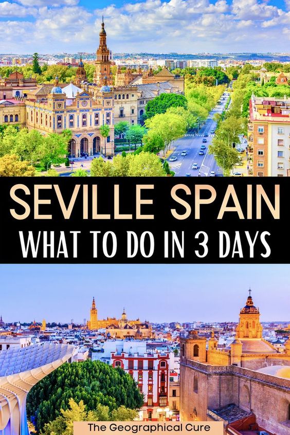 pin for 3 days in Seville itinerary