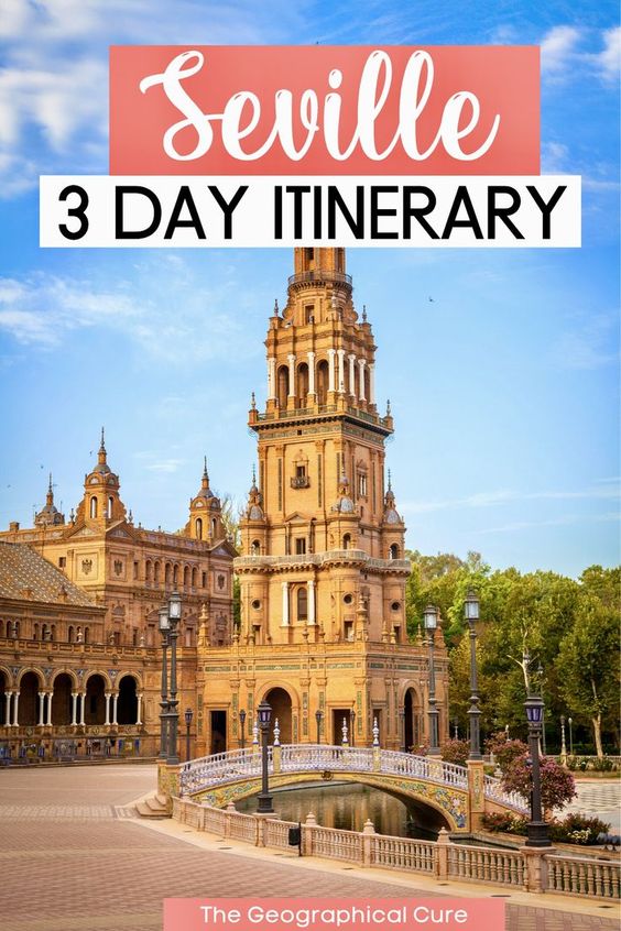 Pinterest pin for 2 days in Seville itinerary
