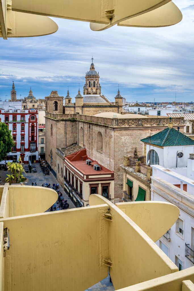 view from Metropol Parasol, known as Las Setas