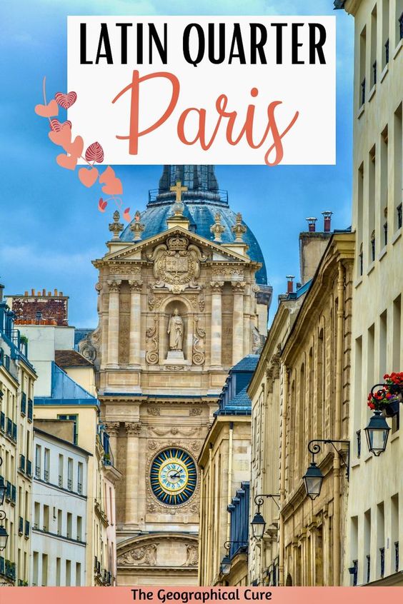 Pinterest pin for best things to do in the Latin Quarter