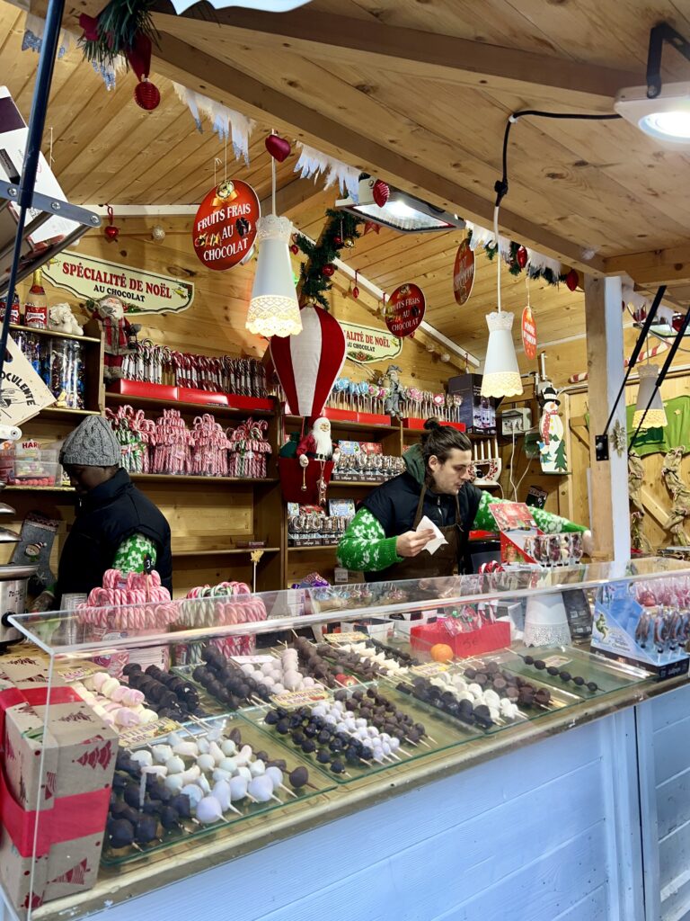Tuileries Christmas Market stall