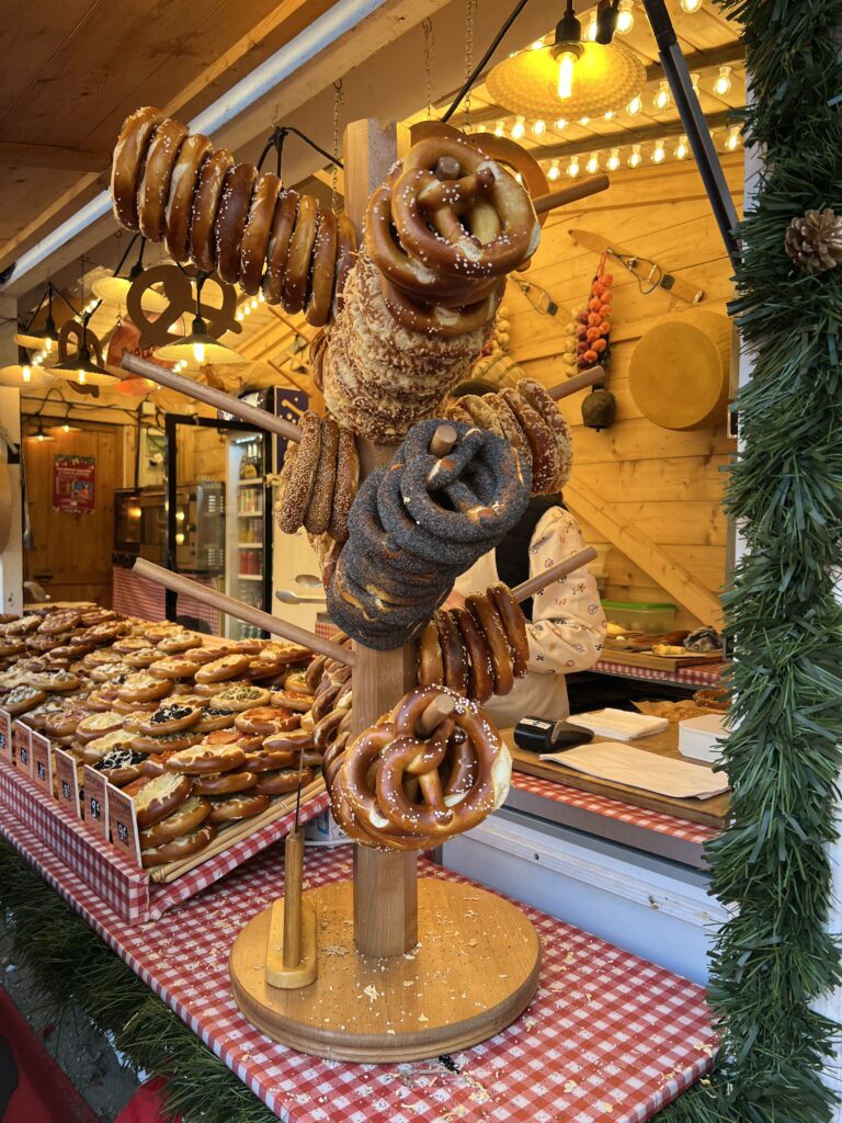 Tuileries Christmas Market food stall