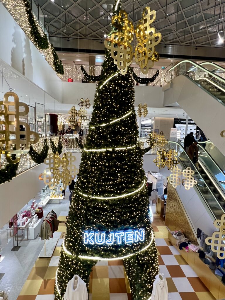 Galeries Lafayette tree