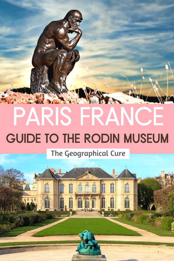 Pinterest pin for guide to the Rodin Museum