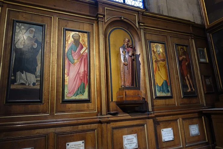 paintings in the Eglise Saint-Louis-en-L’Île