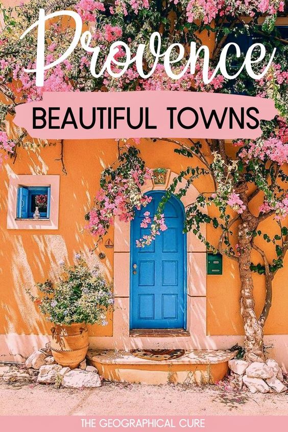 Pinterest pin for  hidden gem towns of Provence