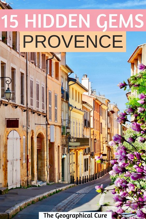 pin for hidden gems in Provence