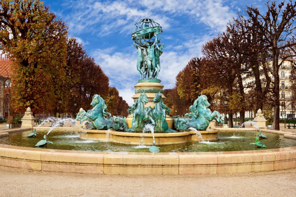 Fontaine de Observatoire in the gardens