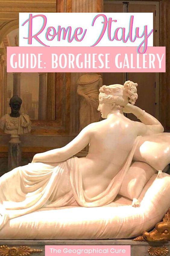 Pinterest pin for guide to the Borghese Gallery in Rome