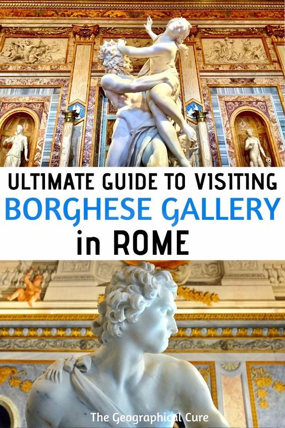 Pinterest pin for guide to the Borghese Gallery