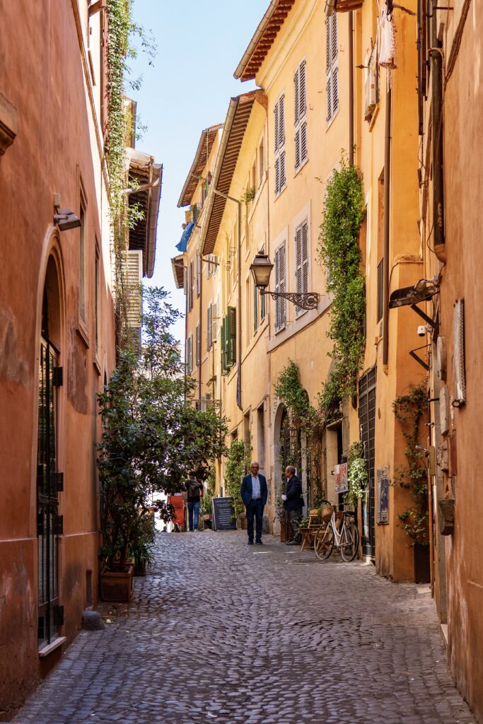 pretty Via della Reginella near the Pantheon 