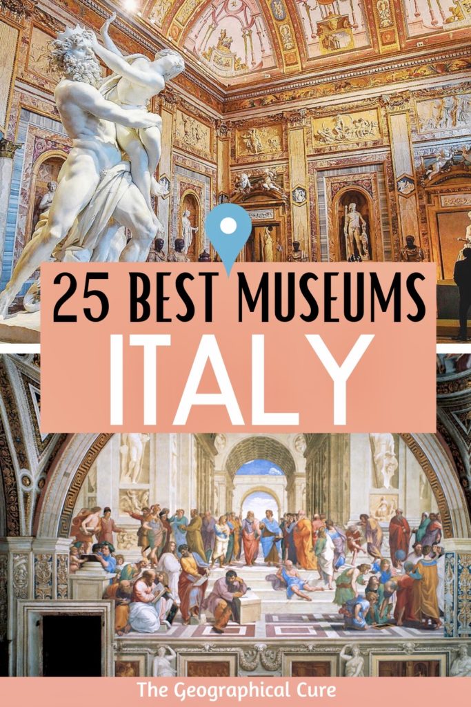 Pinterest pin for best museums in Italy
