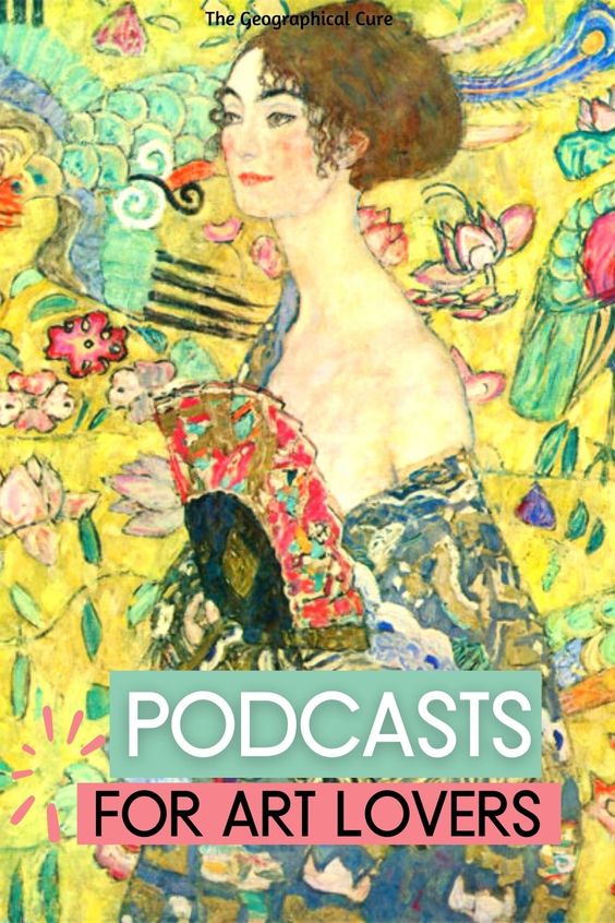 Pinterest pin for best art and culture podcasts
