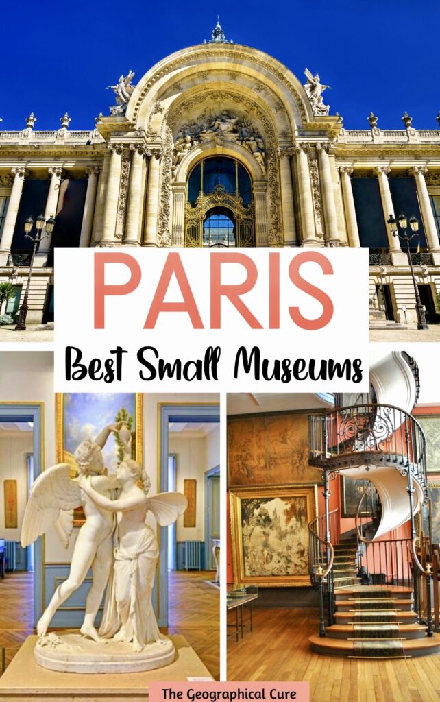 Pinterest pin for small museums in Paris