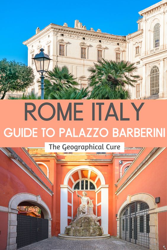 Pinterest pin for guide to Palazzo Barberini