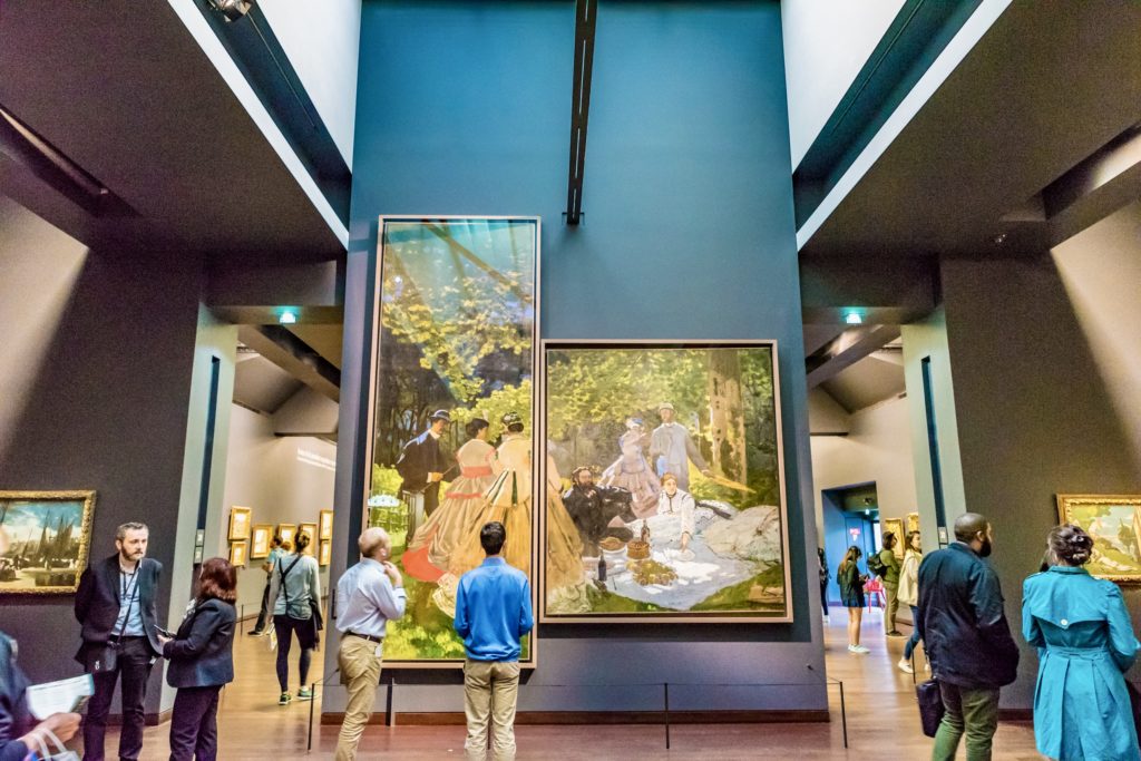 interior of the Musee d'Orsay 