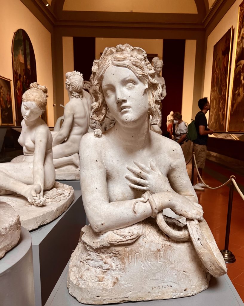 sculptures in the Hall of Models