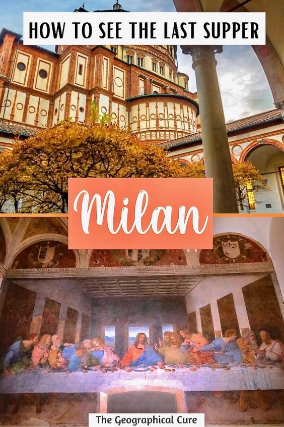 Pinterest pin for guide to Leonardo da Vinci's The Last Supper in Milan