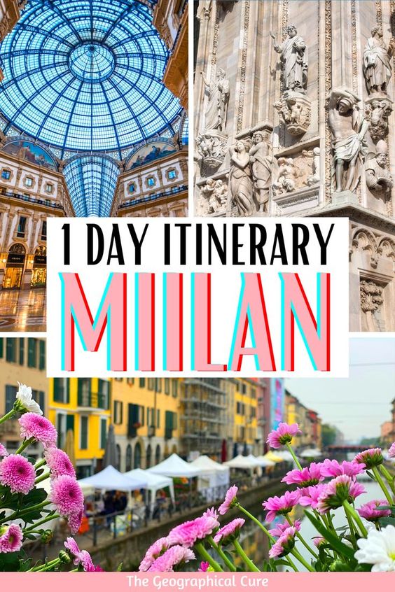 Pinterest pin for one day in Milan itinerary