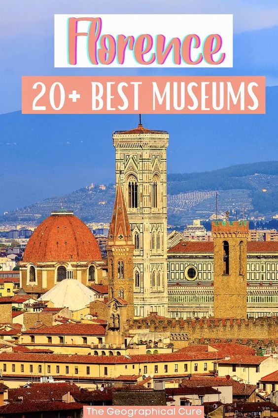 Pinterest pin for the best museums in Florence