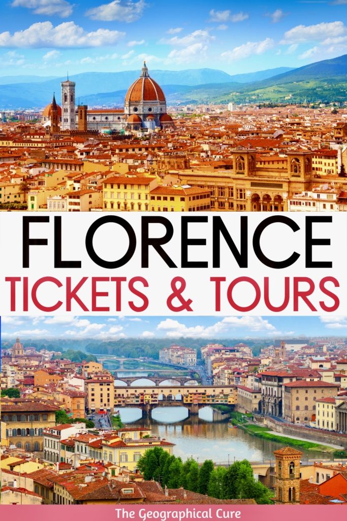 Pinterest pin for reservations in Florence