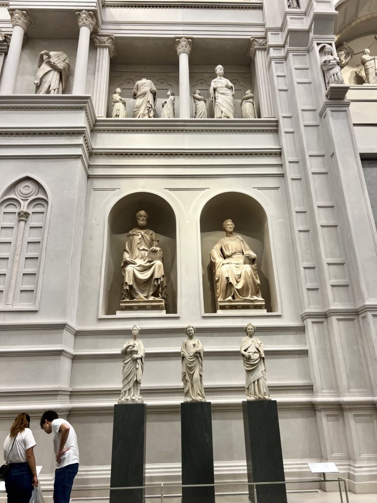 sculptures in the Duomo Museum