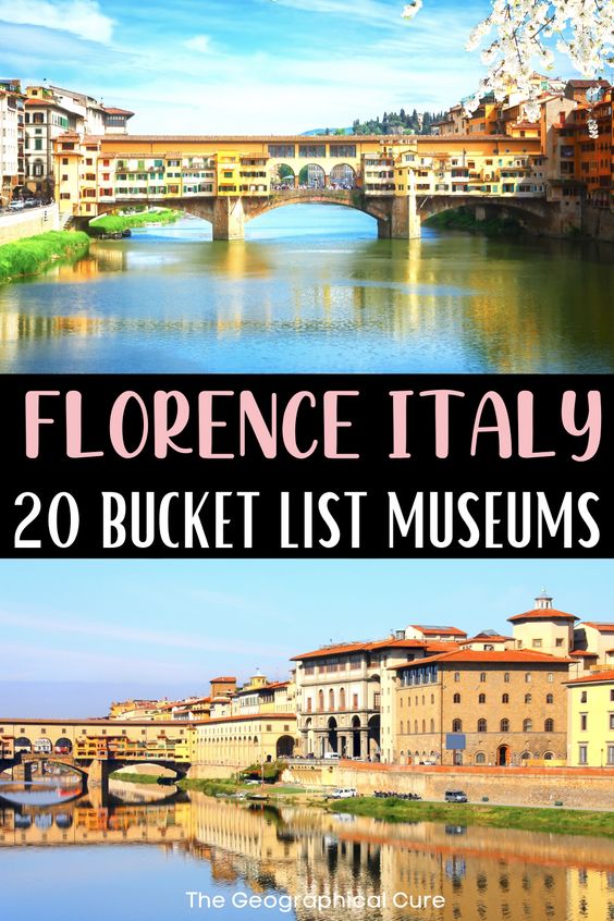 Pinterest pin for Florence's best museums
