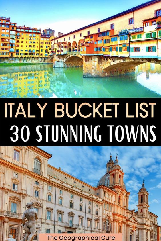pin for beautiful towns in Italy
