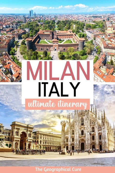 Pinterest pin for top attractions in Milan