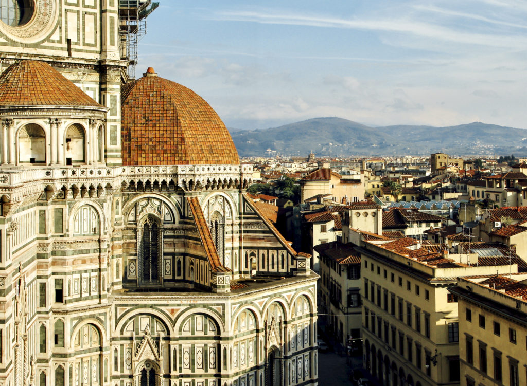 a secret terrace of Florence Cathedral