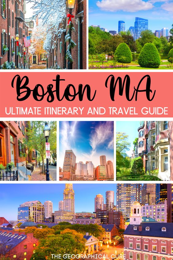 pin for 3 days in Boston itinerary