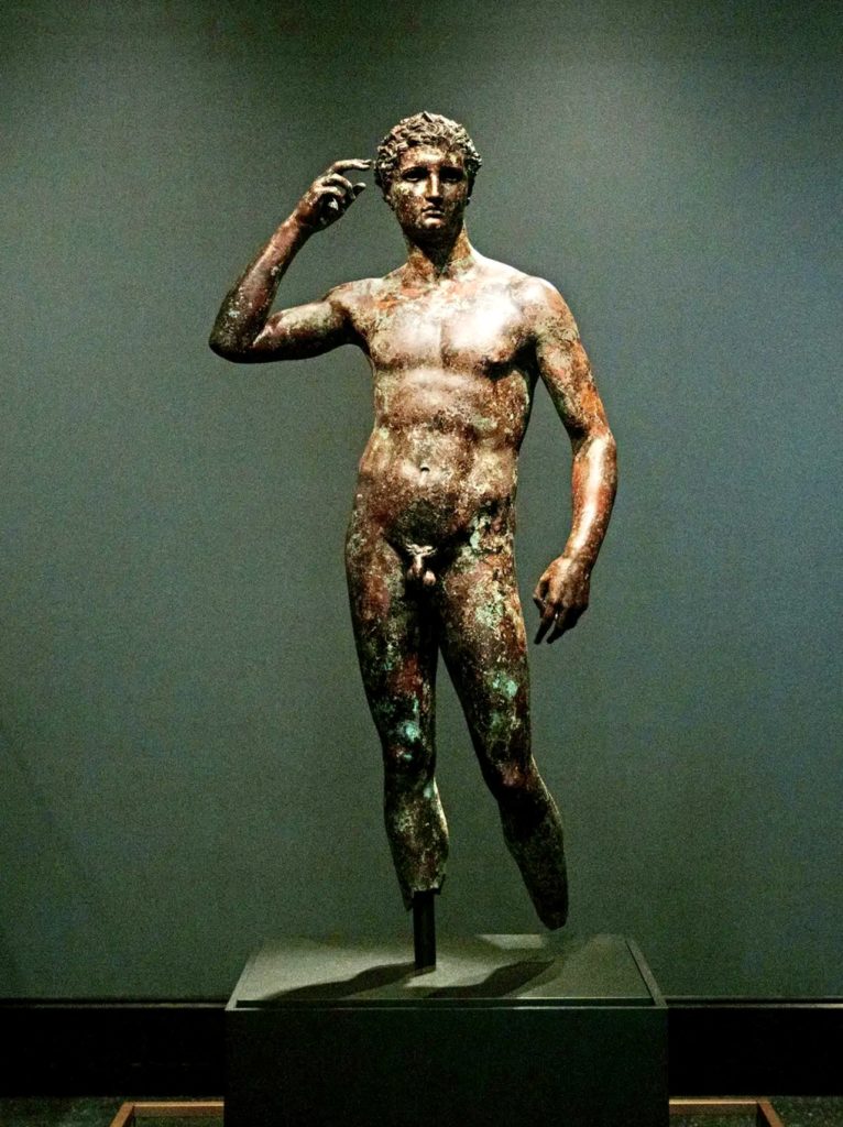 Statue of a Victorious Youth, 300-100 B.C.