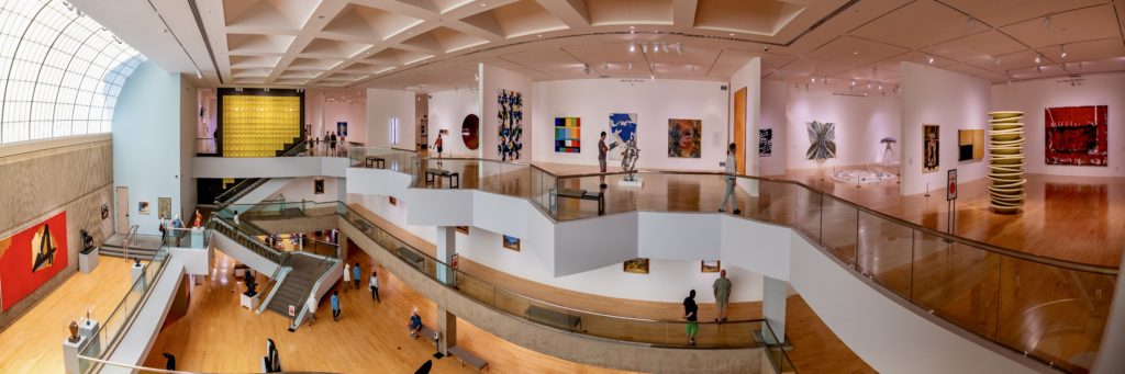 Palm Springs Art Museum atrium