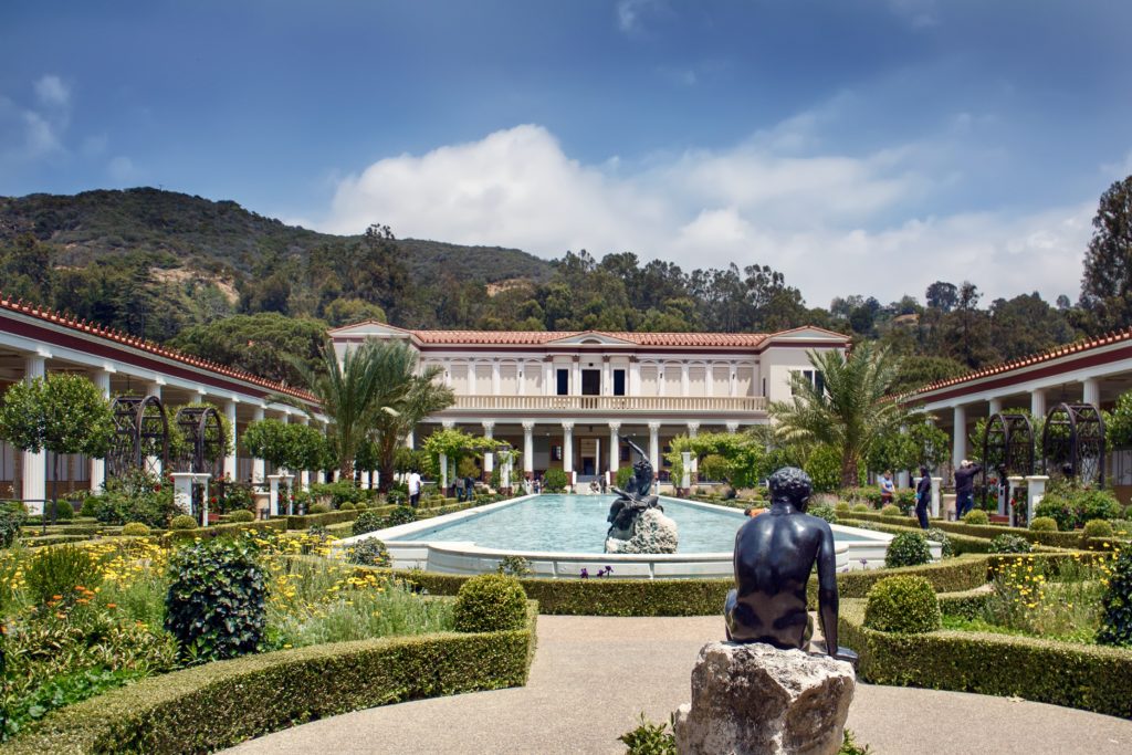 the Getty Villa in Pacific Palisades