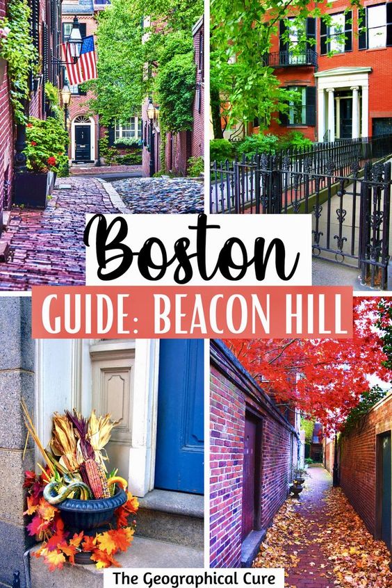 Pinterest pin for best things to do in Beacon Hill